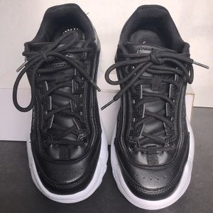 Women's/Girls Avia Chunky Blk/Wht Sneakers